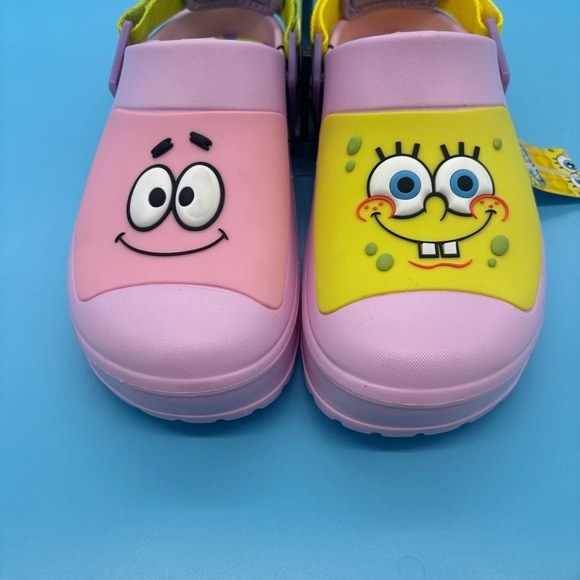 Sponge Bob SquarePants & Patrick Star Clogs Sandals Shoes Ground Up Unisex Sz 10 - Picture 4 of 8